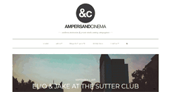 Desktop Screenshot of ampersandcinema.com